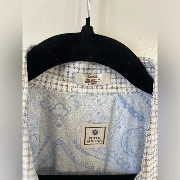 👔 Peter Millar Men’s Cotton Sport Button-Down Shirt 👔